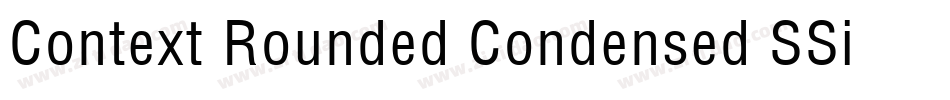 Context Rounded Condensed SSi Normal字体转换